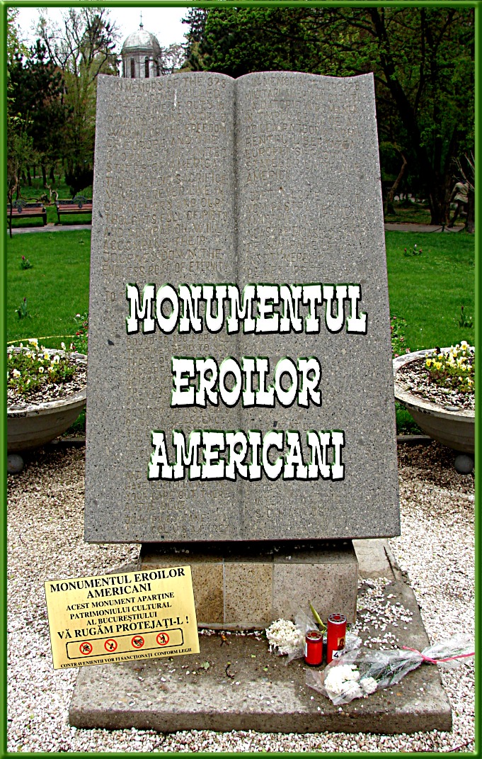 Monumentul eroilor americani in Cișmigiu - Foto: Dr. Claudiu Popescu