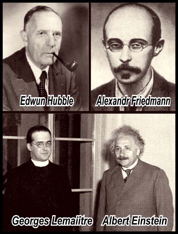 Hubble Friedman Lemaiitre Einstein