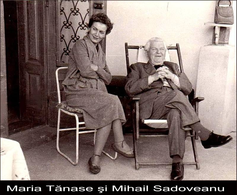 Maria Tanase şi Mihail-Sadoveanu