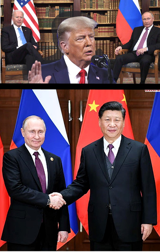 Putin-Biden-Trump- Xi Jinping