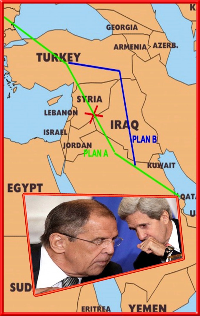 Siria - 2015; Lavrov & Kerry