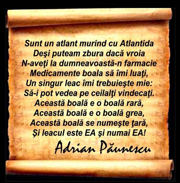 Testament Adrian Paunescu