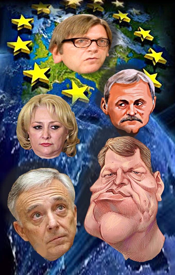 Verhofstadt-Dancila-Dragnea-Isarescu-Iohannis