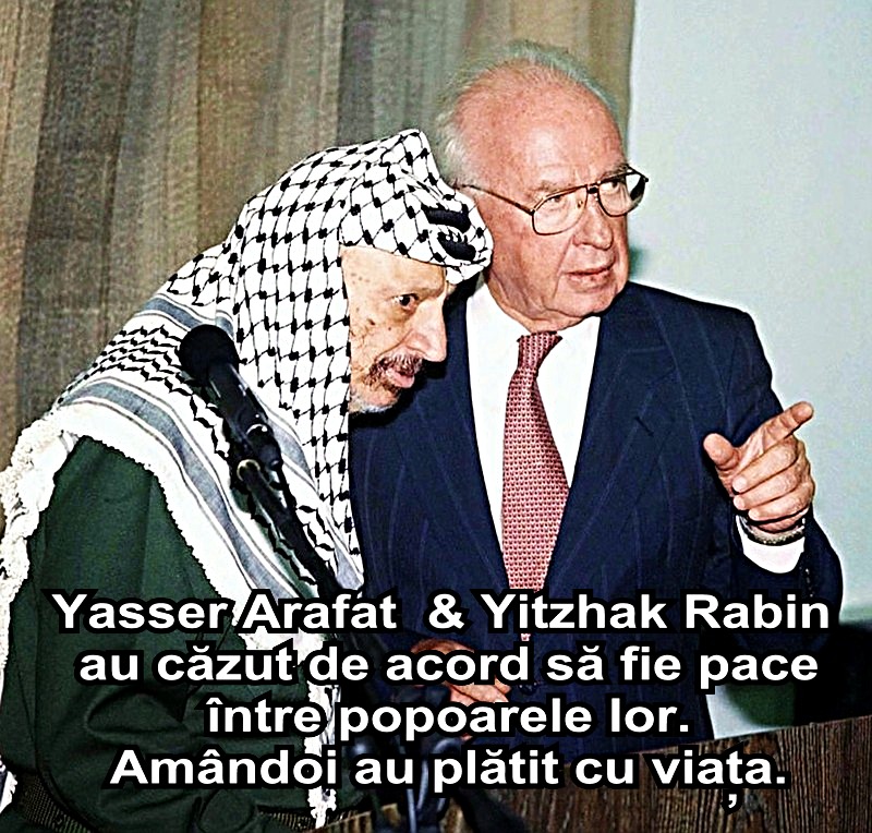Yasser Arafat Yitzhak Rabin
