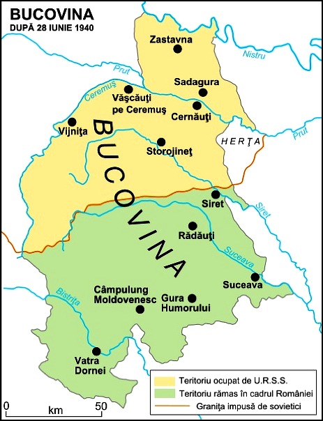 Basarabia şi Bucovina, 28 iunie1940