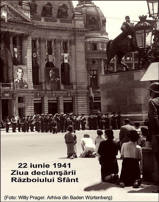  Bucuresti, Piaţa Regală 22 iunie 1941, foto Willy-Pragher
