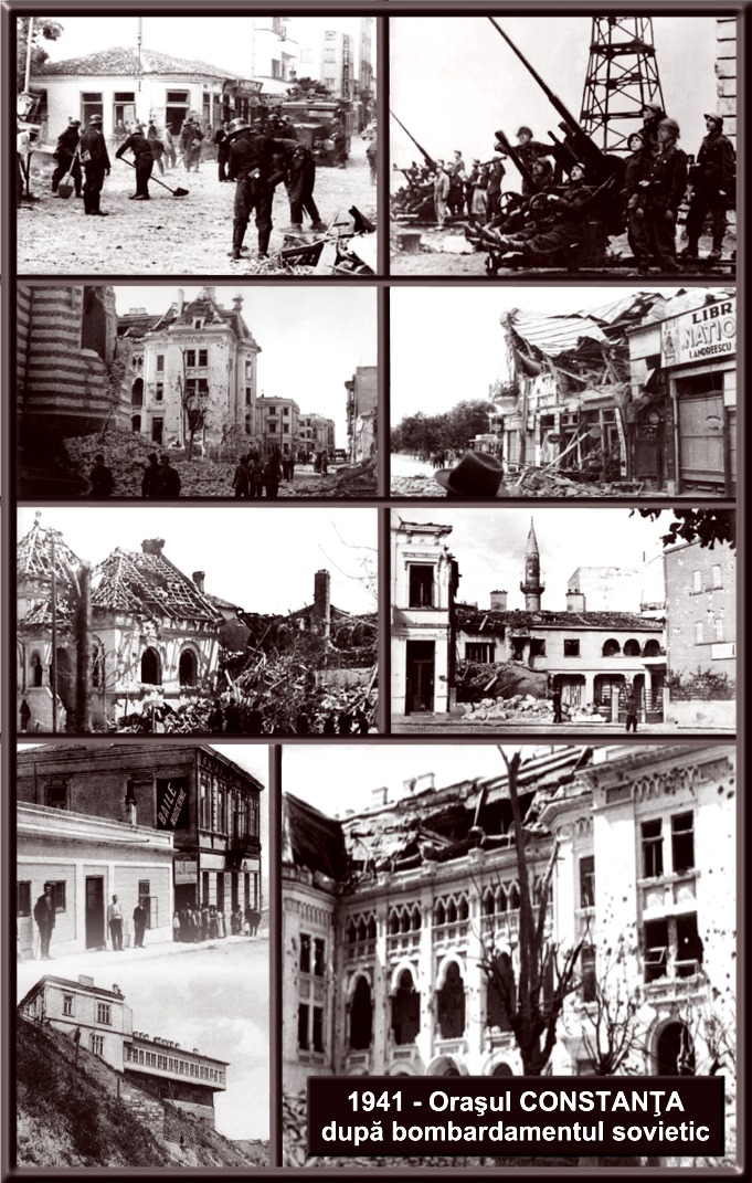 Urmările bombardamentului sovietic de la Constanţa - 1941