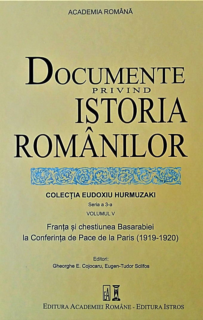 Coperta-Documente ist romanilor-Hurmuzachi