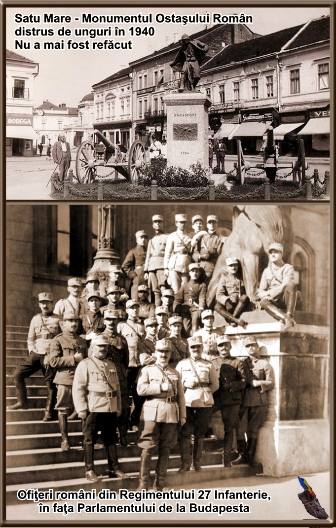 Ofiteri romani la Budapesta, 1919